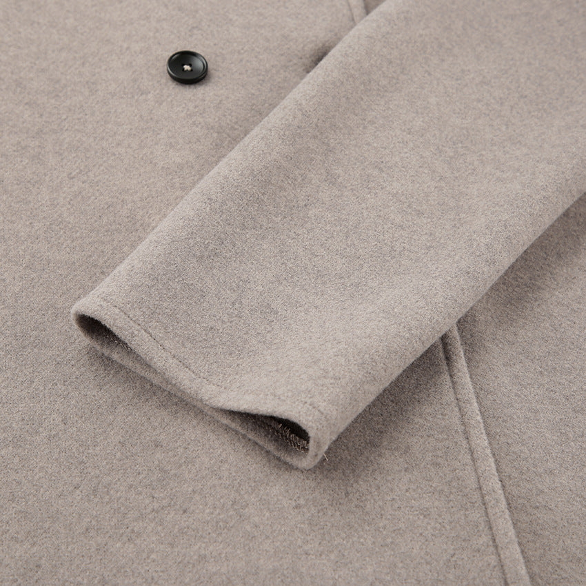 Women's V-Neck Brown Tailored Jacket - Brown