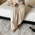 Women's Draped Wide-Leg Pants