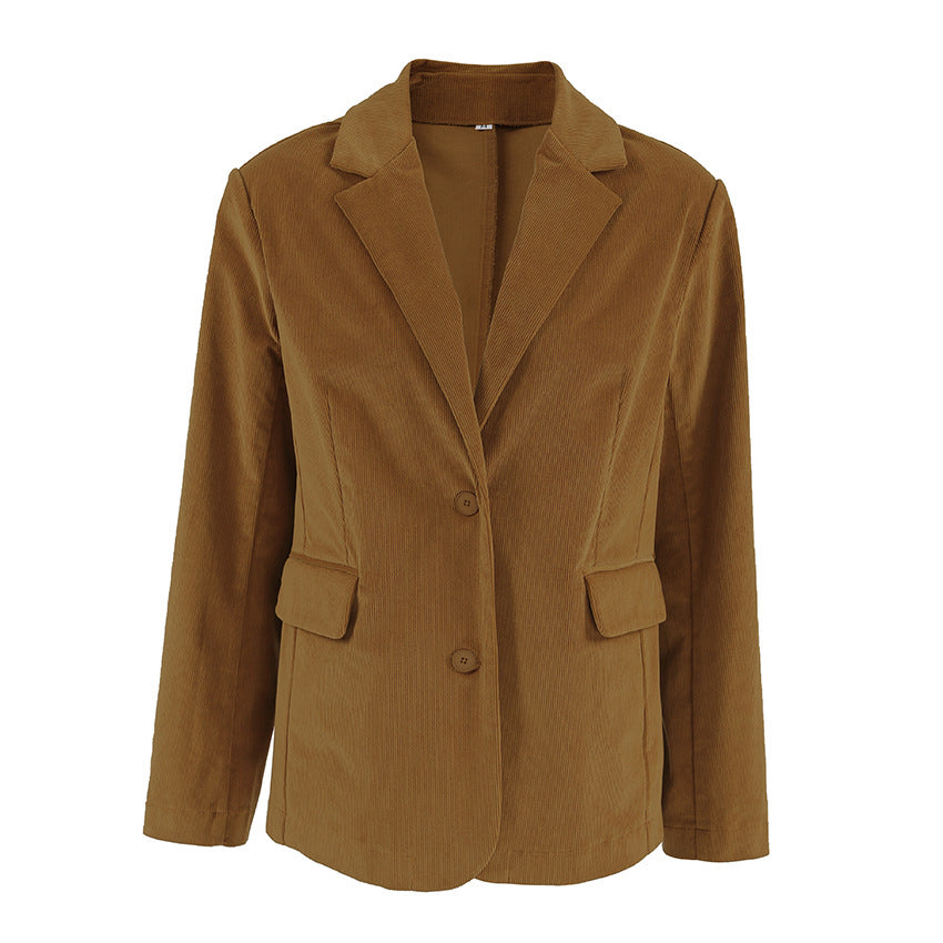 Women's Corduroy Blazer Jacket