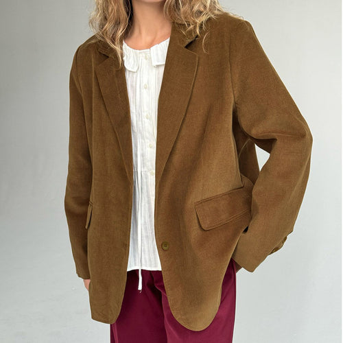 Women's Corduroy Blazer Jacket
